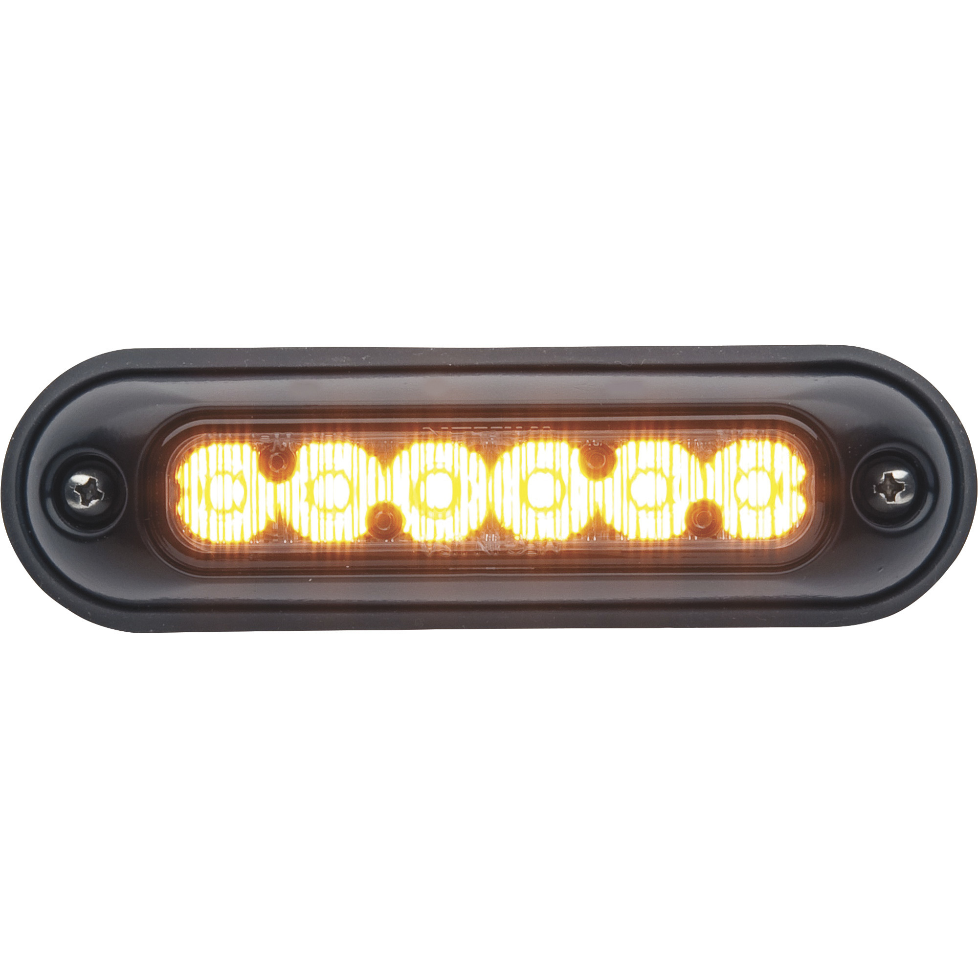 Whelen ION Compact Super-LED Warning Light, Amber Lens, Surface Mount, Model# IONSMA